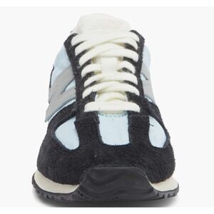 New Balance Women Sneakers Light Blue Navy Suede Shoes